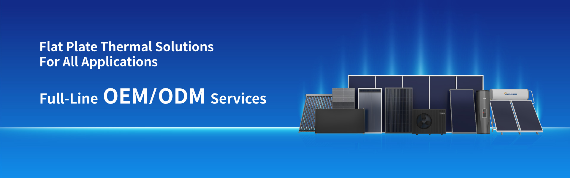 Serviços OEM ODM de painéis solares planos