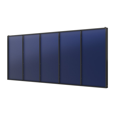 Coletor de placa plana grande integrado de alto desempenho