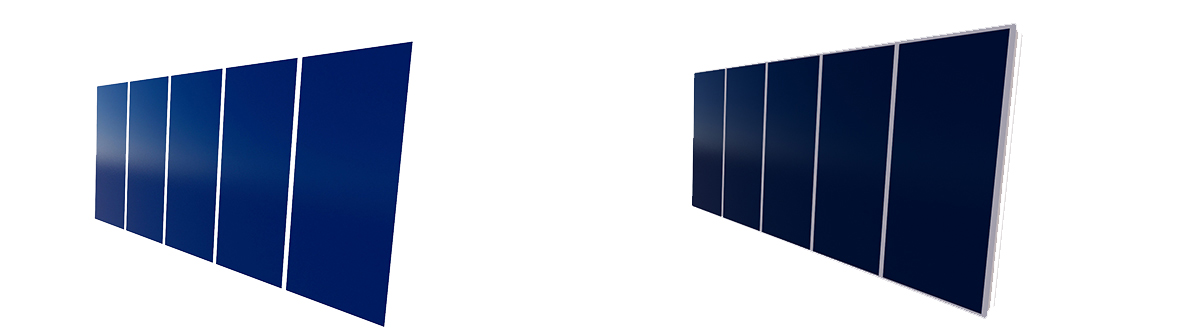 Coletor solar de placa plana EFPC