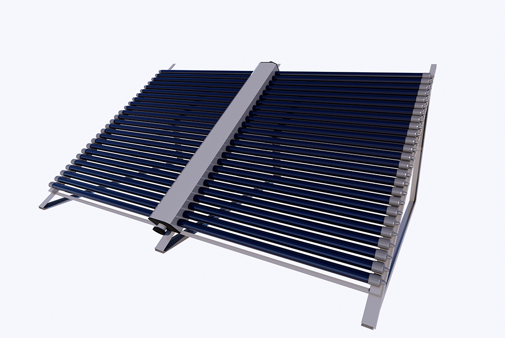 Coletor de tubo de vácuo de inserção transversal