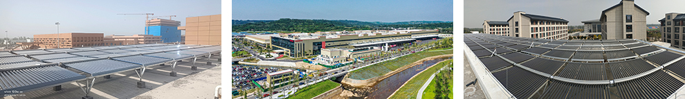 Coletor de tubo de vácuo de inserção transversal